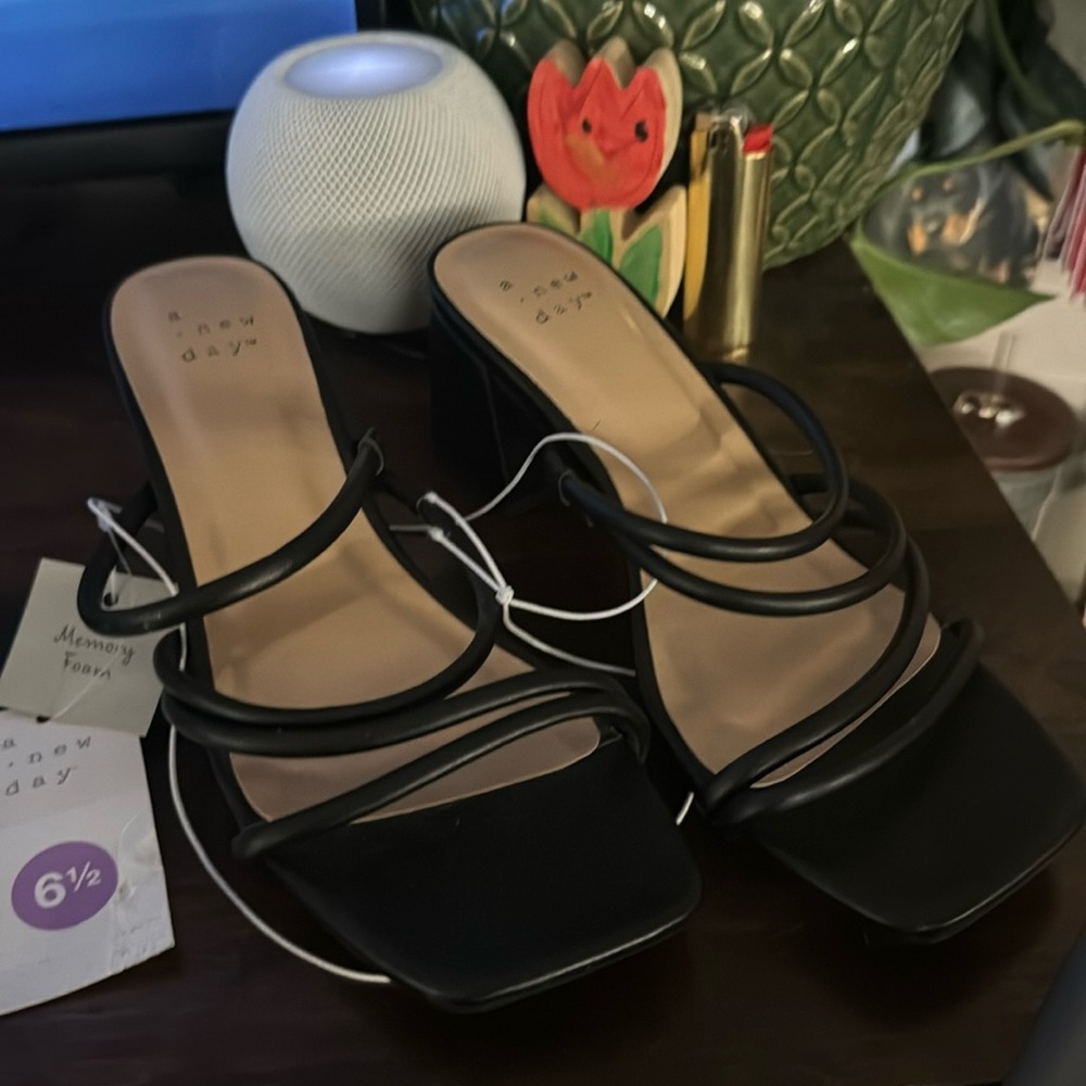 black heels